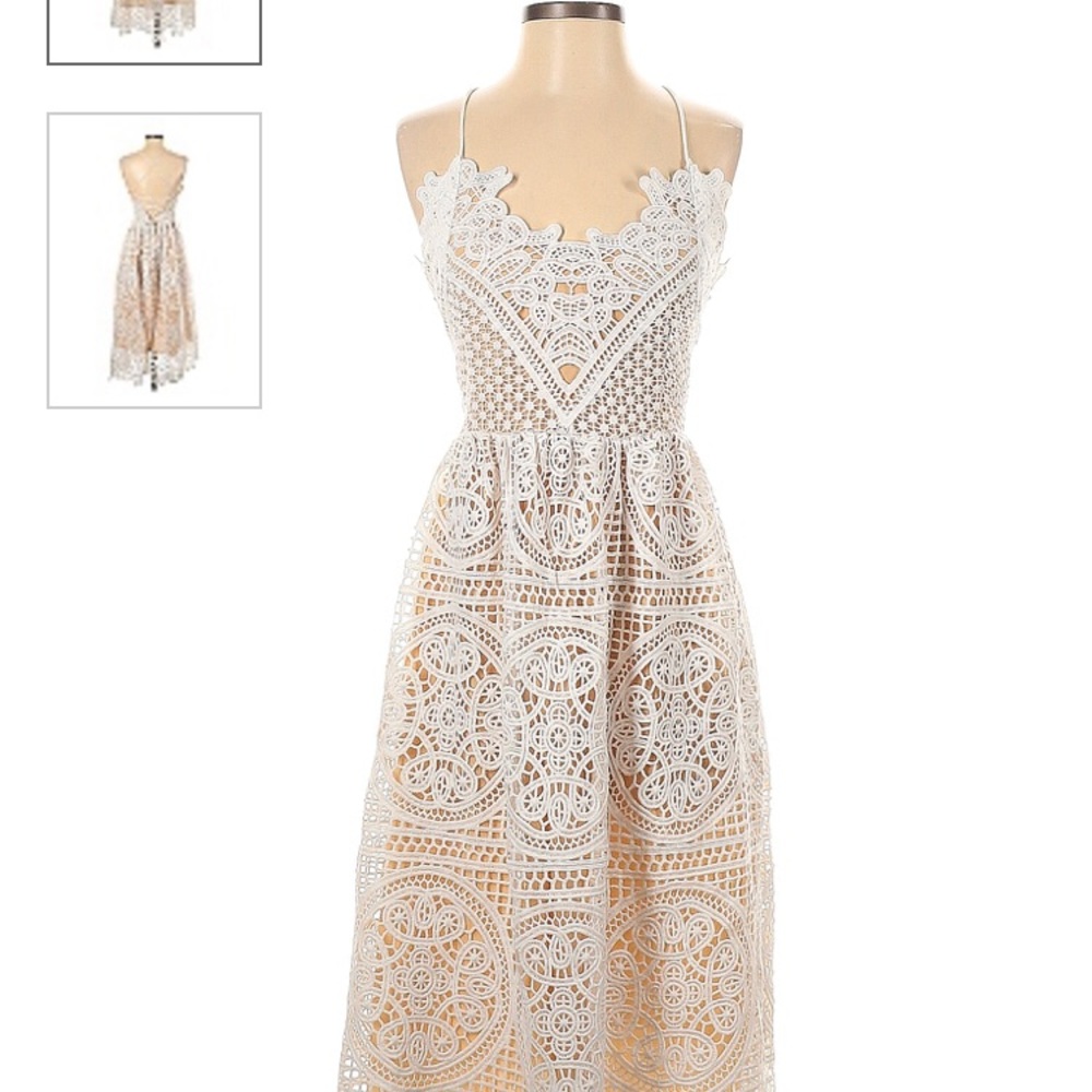 Lacy midi dress